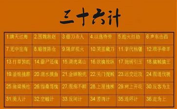 36计的读后感400字5篇