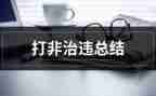 打非治违的工作总结优质5篇