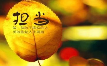 担当的心得7篇