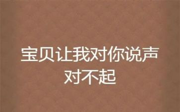 关于写对不起的作文优质5篇