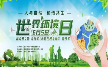 6.5环境日活动方案7篇