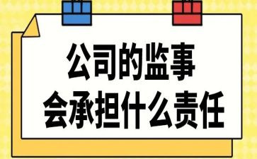 公司监事工作报告5篇