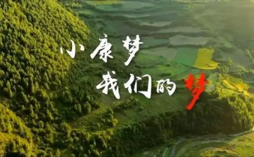 建成小康社会心得体会5篇