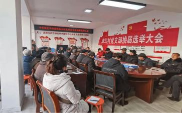 社区支部换届工作总结8篇